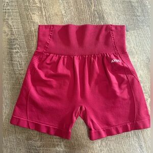 Women's High-Waist Red AYBL Shorts